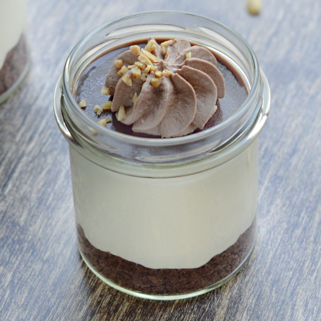 Reese's Cheesecake in a jar